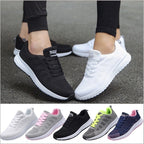 Collage of black and white trainers with five colour examples below.