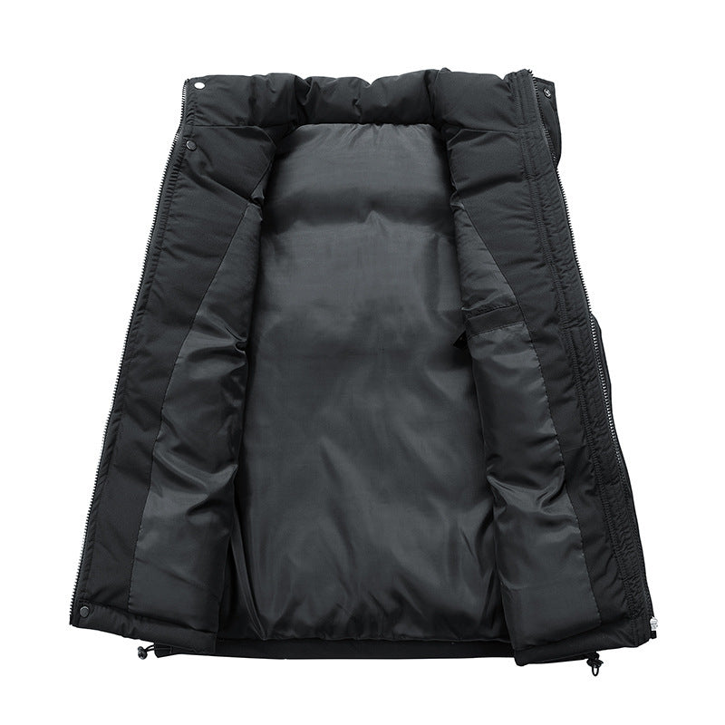 Quilted Puffer Vest with a Stand Collar, Unisex Gilet