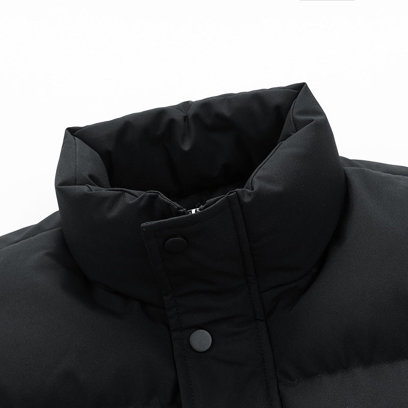 Quilted Puffer Vest with a Stand Collar, Unisex Gilet