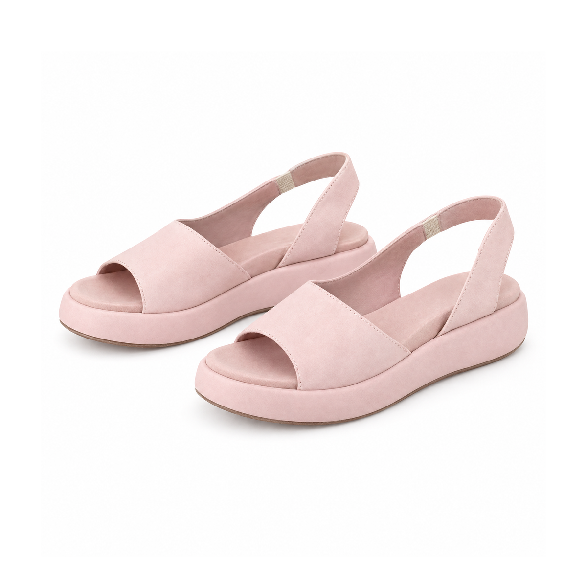 Open-Toe Footbed Sandals With Stretch Straps, Keliso — front view